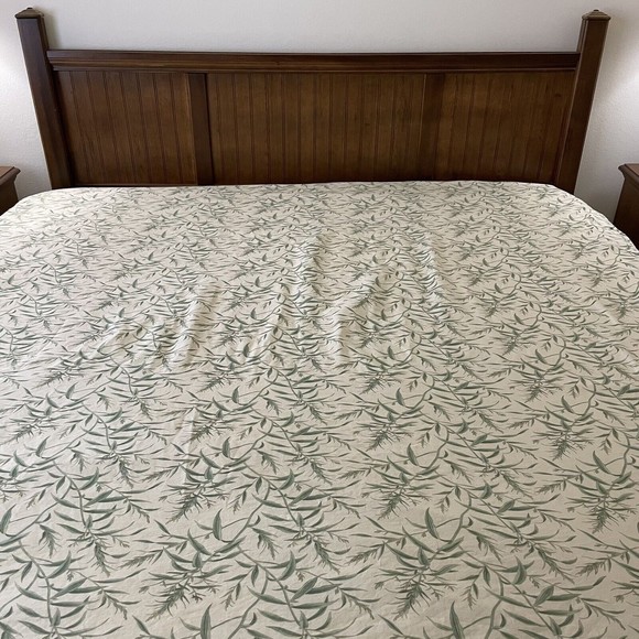 Ralph Lauren Other - Ralph Lauren Desert Plains Perennial cream green Queen Duvet Italy Vintage